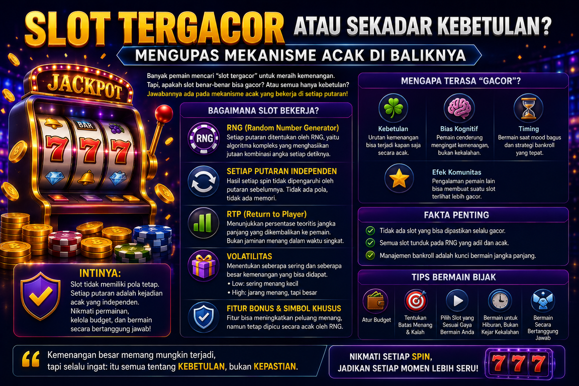Slot Tergacor atau Sekadar Kebetulan? Mengupas Mekanisme Acak di Baliknya