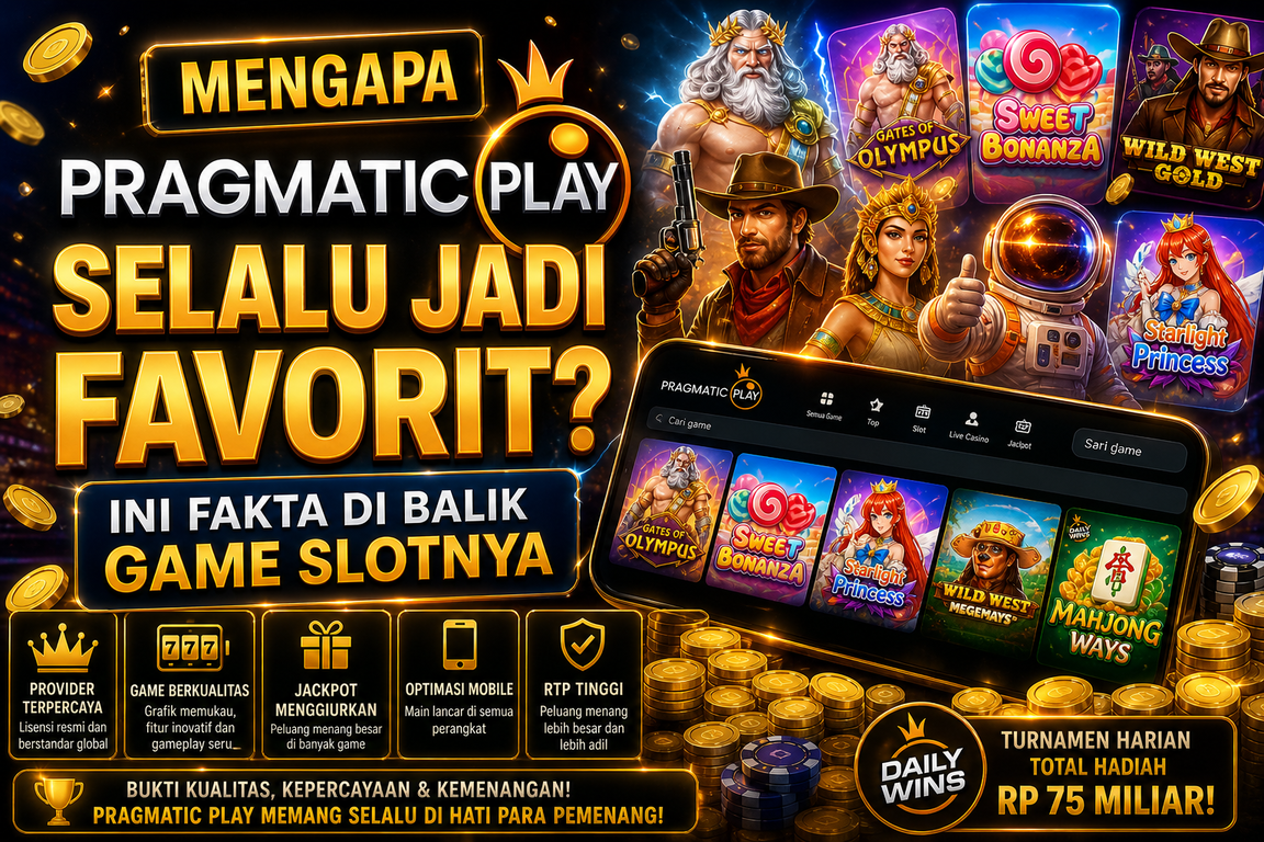 Mengapa Pragmatic Play Selalu Jadi Favorit? Ini Fakta di Balik Game Slotnya